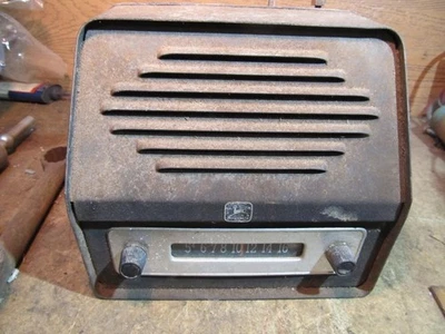 Radio AM 1JD1245 de colección John Deere radio guardabarros tractor Foto 1 de 4