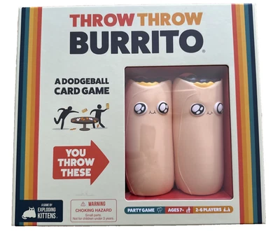 EXPLODING KITTENS Throw Throw Burrito Card Game - Image 1 of 3
