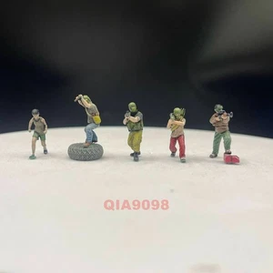 New 1/72 Scale Middle Eastern Militiaman 5PCS Soldiers Model for Scene Display - Picture 1 of 9