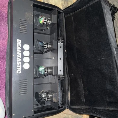 Equinox Beamtastic EQLED56 4-Scanner DJ Disco Light + Denon DJ Carry Case – DMX - Image 1 of 4