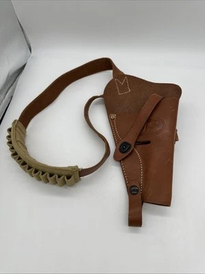 Vintage Leather Revolver  Tank/Pilot Shoulder Holster RIA 1944 Colt S&W .45 .357 - Image 1 of 4
