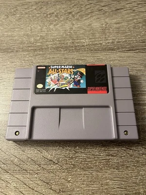 Игра Super Mario All-Stars (Nintendo SNES, 1993 года) Authentic Tested Working - Изображение 1 из 4