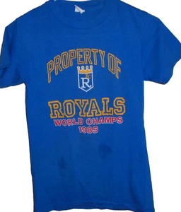 Vintage 1985 Kansas City Royals Baseball T-Shirt Small (XS)  - Bild 1 von 3