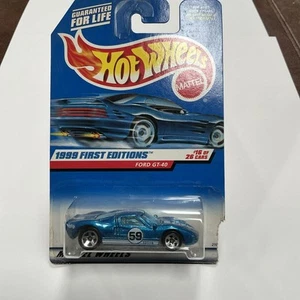 1999 Hot Wheels First Editions #16 Collector #921 Ford GT-40 blau - Bild 1 von 4