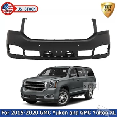 For 2015 2016 2017 2018 2019 2020 GMC Yukon/Yukon XL Front Bumper Cover Fascia - Image 1 of 4