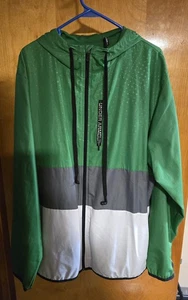 Under Armour HB3 Technology Hooded Zip Jacket Built-in Earphones Green XL Loose - Bild 1 von 5