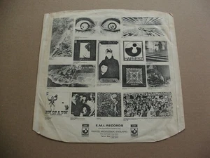 HARVEST INNER SLEEVE for PINK FLOYD DEEP PURPLE SYD BARRETT EDGAR BROUGHTON etc - Picture 1 of 4