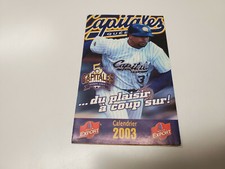RS20 Quebec Capitales 2003 Minor Baseball Pocket Schedule - Molson Export