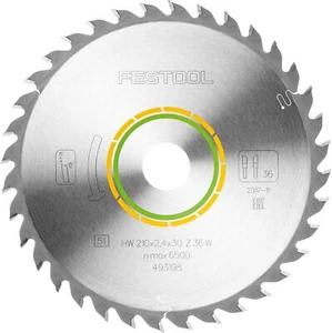 Festool 493198 Universal Saw Blade For TS75 210mm x 30mm W36 36T - Picture 1 of 2