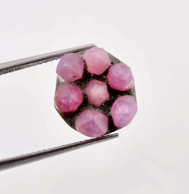 MOGOK Pink Ruby Trapiche 7.35 Ct Untreated Unheated (GIT Certified) Loose Rough - Image 1 of 4