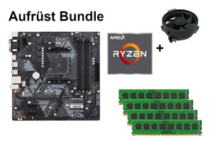 Bundle ASUS Prime B450M-A + AMD RYZEN 3 5 7 CPU + 8GB bis 32GB RAM wählbar