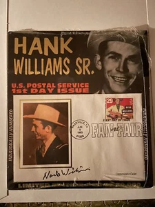 MGM Country Music's "Hank Williams Sr. “ USPS First Day Issue,Sealed Collectible - Picture 1 of 2
