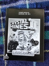 Atari Lynx Crystal Mines 2 II Manual Only