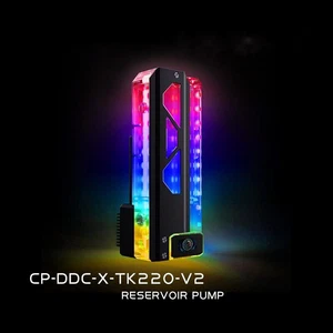 Bykski DDC Pump / 220mm/ 180mm Reservoir Station w/ Temp Digital Display - Afbeelding 1 van 16