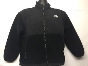 The North Face YOUTH/JUNIOR Denali Polartec Fleece Jacket Full Zip Black Size L - Picture 1 of 12