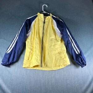 Vintage Wilson Girls Windbreaker Jacket Size S 4/6 Petite Yellow Raglan Sleeve - Picture 1 of 12