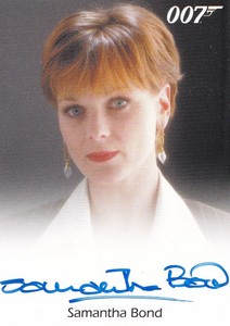 James Bond  007 Classics Full Bleed autograph card     Samantha Bond