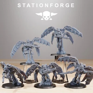 Scavenger Strikers x10, Flying Tech Adepts, Mech Division, Stationforge - Picture 1 of 13