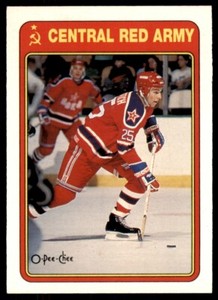 1990-91 O-Pee-Chee Central Red Army Dimitri Khristich Central Red Army #16R