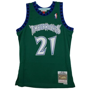 Kevin Garnett Timberwolves Mitchell & Ness NBA Small Jersey 1999-00 Green NWT - Picture 1 of 8