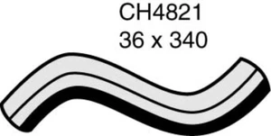 Mackay CH4821 Bottom Radiator Hose for Toyota HiLux KUN 1KD-FTV 2005 - 2015 - Picture 1 of 3