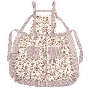 TRIXES Frilly Floral Apron NEW Household Cleaning Cooking Activities Kids Size - Picture 1 of 8