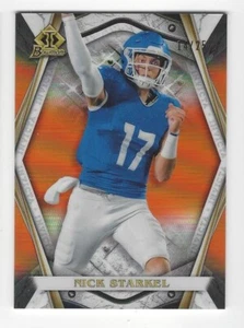 2021-22 Bowman University NICK STARKEL ORANGE INVICTA /25 #d 14/25 card #BI-18 - Picture 1 of 2