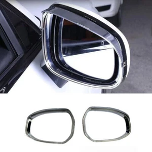 For Toyota Crown 2023 2024 Chrome Rearview Mirror Rain Eyebrow Cover Trim 2PCS - Picture 1 of 9