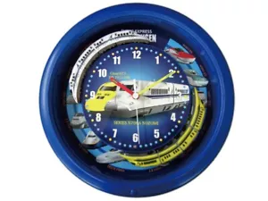 Doppelzug Shinkansen Uhr SR-WC16001 BL (blau)_ - Bild 1 von 4
