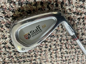 Wilson Staff RM Midsize 6 Iron Dynalite Golf Stiff Flex Shaft Lamkin Perma Wrap - Picture 1 of 8
