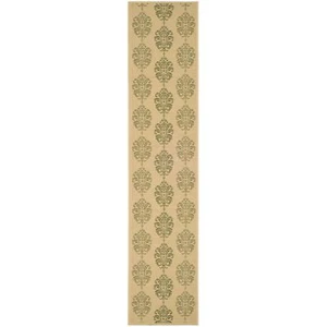 Natural/Olive St.Martin Indoor/Outdoor Rug 2' 3 x 14' Runner - Picture 1 of 1