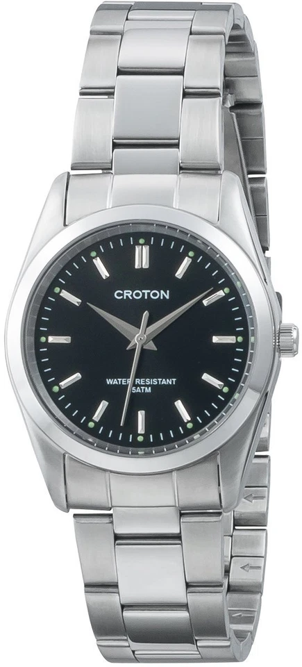 CROTON Watch RT-171M-01 Men's Silver Stainless Steel Band Case Chronograph