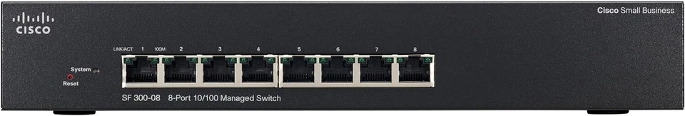 CISCO SRW208-K9-NA (SF300-08) ETHERNET SWITCH - Image 1 of 1