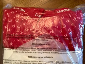 CALVIN KLEIN SLEEPWEAR Large 3 PC SET Long Sleeve Top Shorts Pants LOGO GREY RED - Imagen 1 de 11