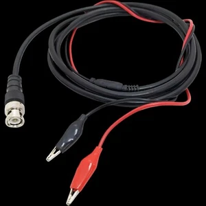 BNC Cable with Alligator Clips Ham Guitar Audio 36-Inch - Picture 1 of 1