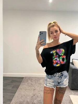 Women I Love The 80's Short Sleeves Top Ladies Retro Fancy Dress T-Shirt Top - Image 1 of 3