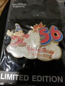 Disney Pin 67933 WDI 56th Anniversary Sorcerer Mickey Mouse Cast Fantasia LE 300 - Picture 1 of 12