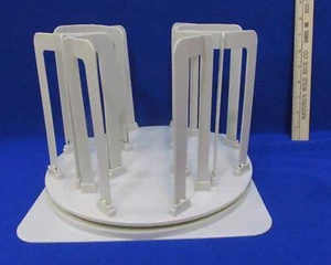 Sistema de almacenamiento modular Lazy Susan para múltiples pilas de armario de plástico beige - Imagen 1 de 4