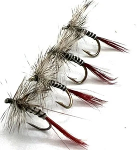 4 6 8 Trout Grayling Fly Fishing DRY Flies MOSQUITO RED TAIL BARBED/'BARBLESS   - Picture 1 of 1