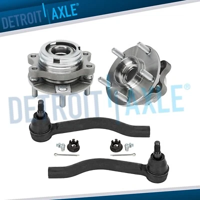 Front Wheel Bearing Hubs Tie Rods for Nissan Murano Pathfinder Infiniti QX60 - Image 1 of 4