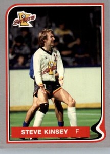 1987-88 Pacific MISL  / NASL / NPSL -  Minnesota Strikers - #88 Steve Kinsey