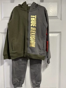 Boys True Religion Sweat Suit Outfit ~ Size 6 - Picture 1 of 5