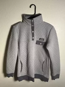 Pulóver acolchado pequeño Simply Southern 1/4 a presión para mujer S gris diamante - Imagen 1 de 15