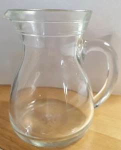 Eligant Small Italian CERVE Clear Glass Jug - Picture 1 of 4