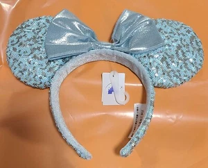 Disney Parks Frozen Arendelle Aqua Minnie Ohr Stirnband Neu mit Etikett - Bild 1 von 11