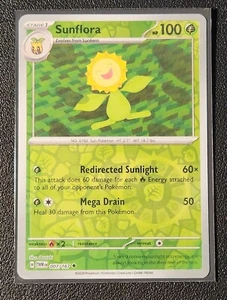 reverse holo Sunflora 007/167 Pokemon card SV Twilight Masquerade uncommon NM - Picture 1 of 1