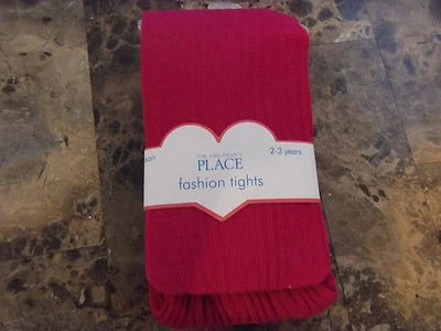 NUEVAS MALLAS DE PUNTO PARA BEBÉ NIÑA THE CHILDREN'S PLACE medias ROSA cálidas 12-24 meses Foto 1 de 2