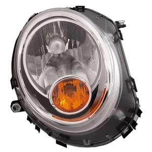 Headlight Halogen Yellow Right Fits 08-14 Mini Cooper R55 R58 R59 S - Picture 1 of 9