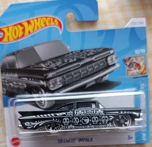 2024 Hot Wheels '59 Chevy Impala the Day of the Dead TH Treasure Hunt - Imagen 1 de 2
