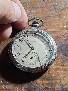 1923 Elgin Pocket Watch 15 Jewel Grade 315 Model 3 Running Strong - Picture 1 of 8